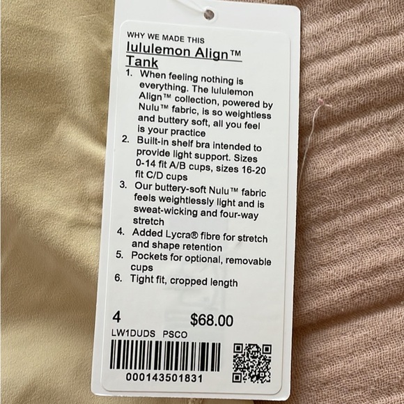 Lululemon align tank - Picture 2 of 4